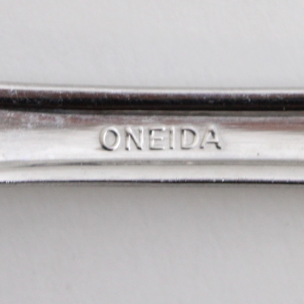 A Lot of 3 Oneida Satin Fremont Stainless Serving Items 2 Serving Spoons 1 Fork