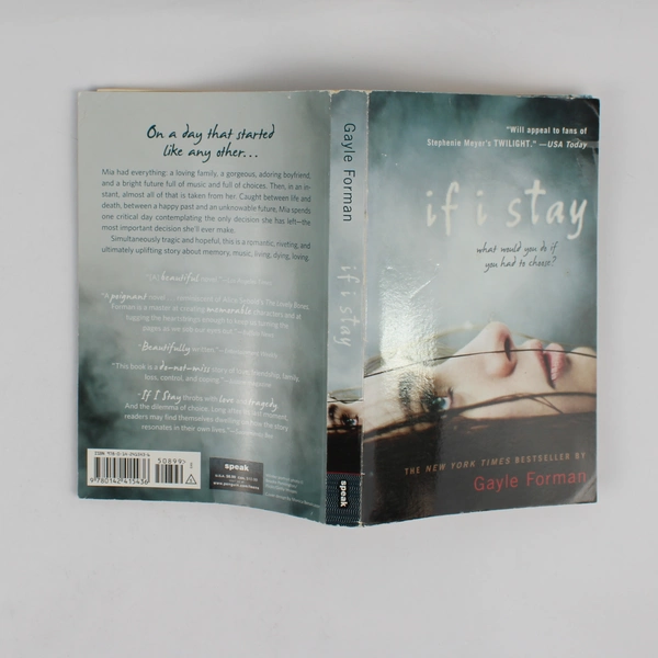 If I Stay by Gayle Forman 2009 Paperback A Novel About Love & Tragedy 
