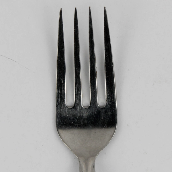 Noritake Serenade Pattern Med Cold Meat Serving Fork 18/8 Stainless 8.5 Inches