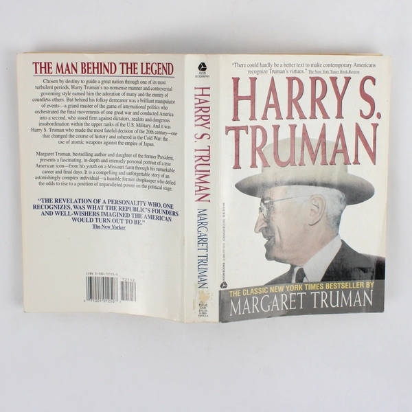 The 1993 Paperback Edition Harry S Truman a Biography by Margaret Truman PB