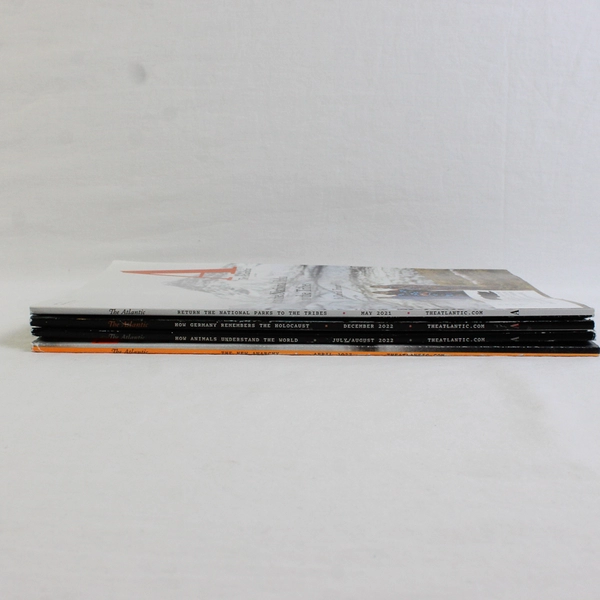 Lot of 4 The Atlantic Magazines May 2021 July/Aug & Dec 2022 April 2023