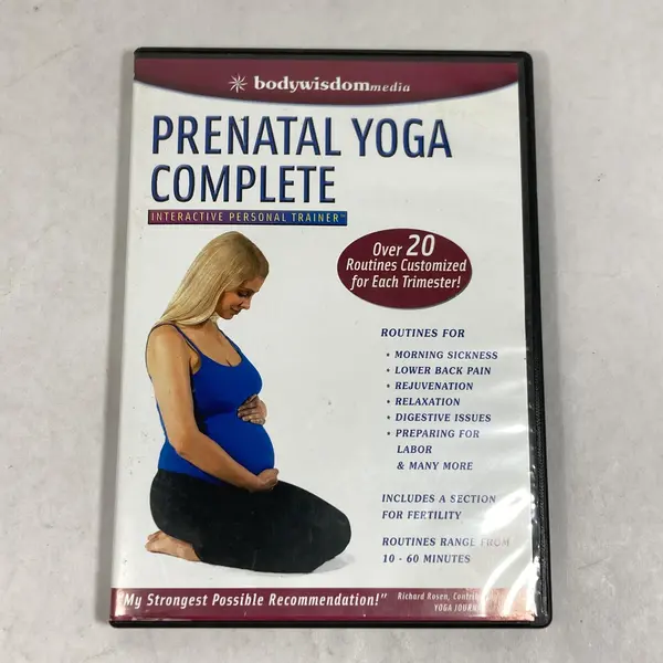 Prenatal Yoga Complete DVD 2005 Body Wisdom Media Pre-Owned