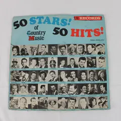 50 Stars! 50 Hits! Of Country Music 1966 Mono 2x 12" LP Vinyl Record CMS