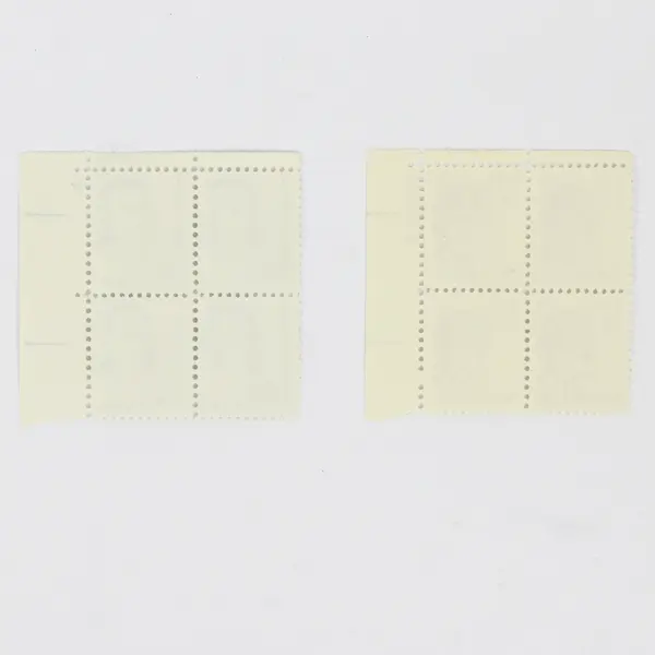 Lot Of 2 Great American Series Stamp Blocks George Mason 1981 Sequoyah 1980 MNH