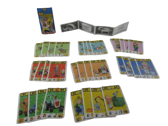 Bob Der Baumeister Quartett Card Game Lot: 32 Replacement Cards + Box & Manual