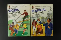 Lot of 2 Vintage According to Professor Hoyle Pocket Trivia Card Game Series 5-6