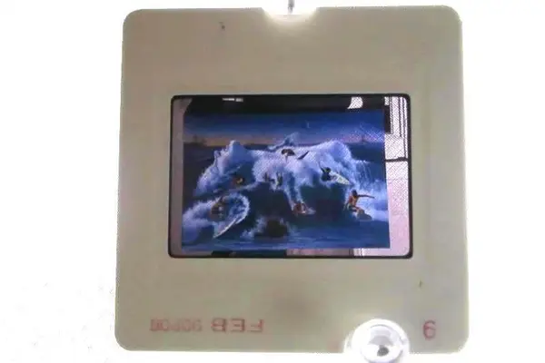 Vintage Jim Warren "Women of the Waves" Kodachrome 35mm Film Slide Art