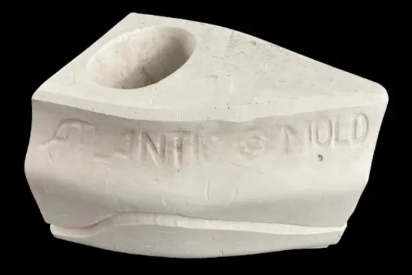 Vintage Atlantic Mold Co Ceramic Slip Casting Mold Chair A 190c 8.5" Craft Tool