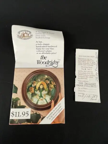 Lot of 5 COA for Collector Plates - Reco Rockwell Art & Elvis Memorabilia