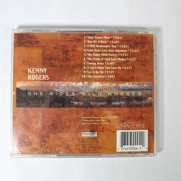 Kenny Rogers She Rides Wild Horses CD 1999 Dreamcatcher Records