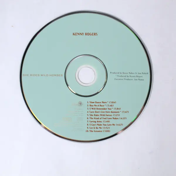 Kenny Rogers She Rides Wild Horses CD 1999 Dreamcatcher Records