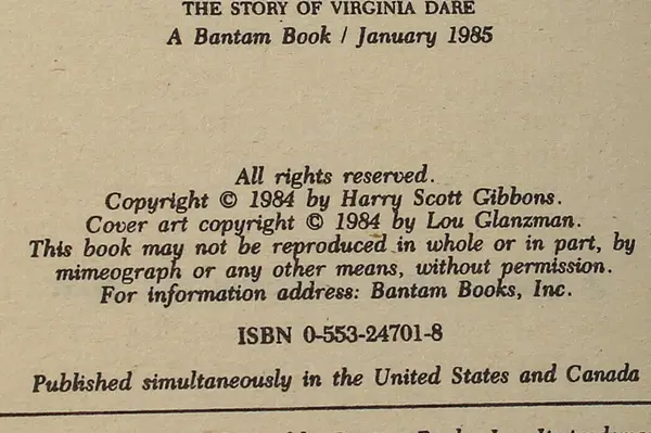 Tall Woman by Harry Scott Gibbons 1984 Bantam Books - Pre-Owned Paperback