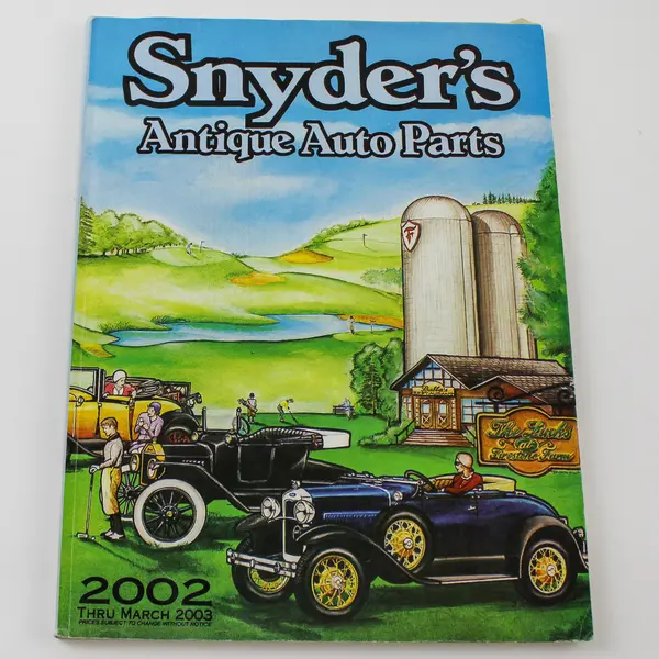 Snyder's Antique Auto Parts 2002-03 Catalog Collectible Book, Good Condition