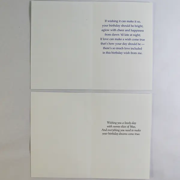 Lot of 4 Vintage ADR Exclusive Litho Print Greeting Cards Unused Condition