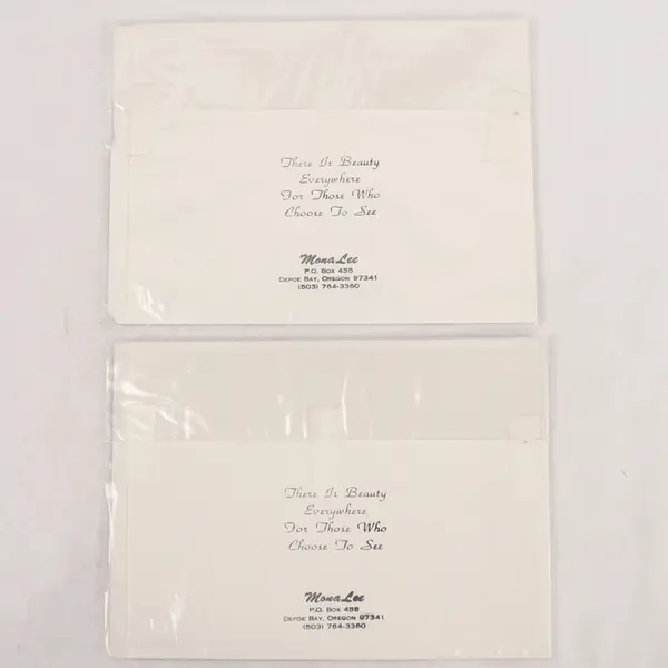 Lot of 2 Sealed Mona Lee Oregon Greeting Cards with Envelopes