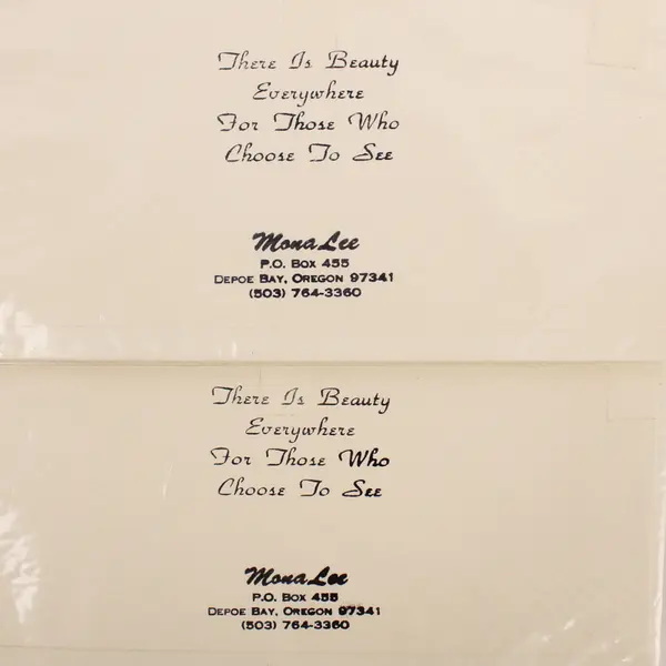 Lot of 2 Sealed Mona Lee Oregon Greeting Cards with Envelopes