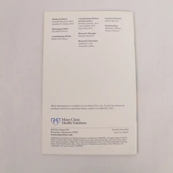 Mayo Clinic Disease Fighting Foods: Smart Eating Choices Book - Very Good