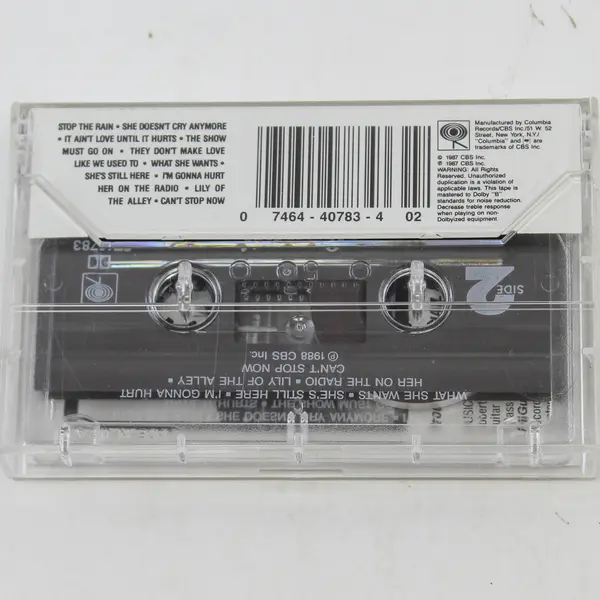 Shenandoah Stop The Rain Audio Cassette Tape CBS Records 1987 - Good Condition