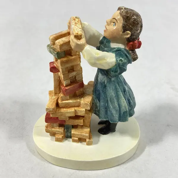 Vintage 1979 Sebastian "Building Days" Girl Figurine LE 8184/10000 with Box