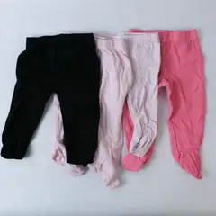 Lot of 4 Baby Girl Bottoms 3-6 Months - Children's Place & Child of Mine