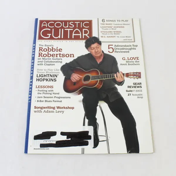 Acoustic Guitar Magazine Sept 2011 Robbie Robertson Adam Levy Good Condition