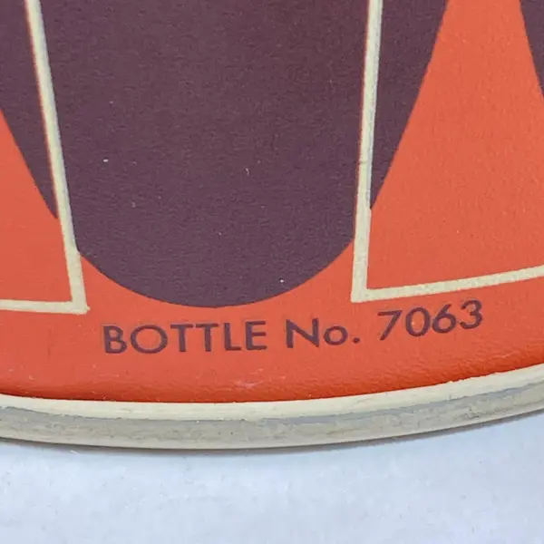 Vintage 1971 King Seeley 10 Ounce Thermos Orange Brown Beige Knife and Fork 7063