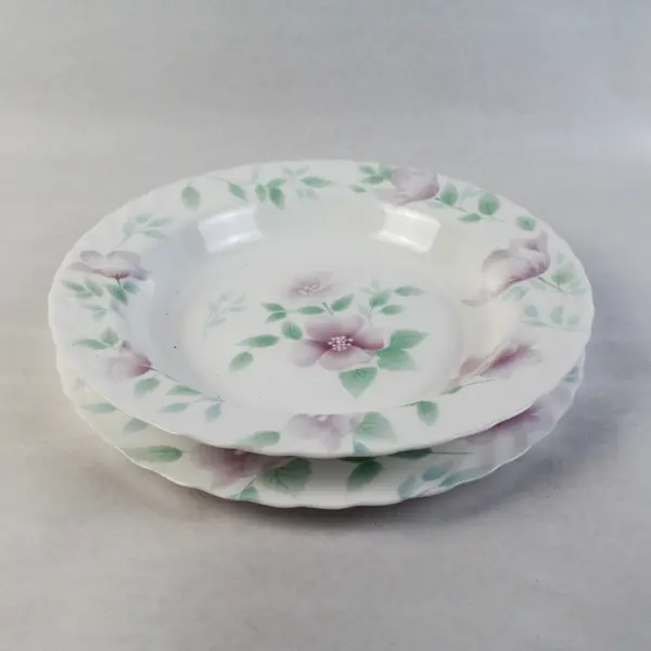 2 Piece Arcopal France Florentine Chop Plate And Pasta Bowl Set