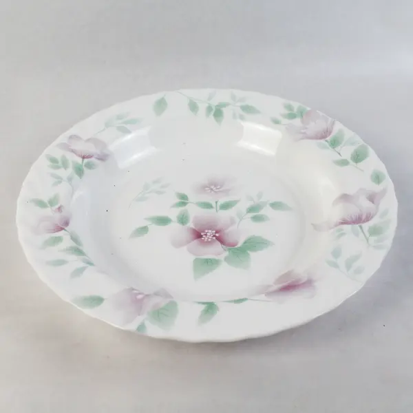 2 Piece Arcopal France Florentine Chop Plate And Pasta Bowl Set