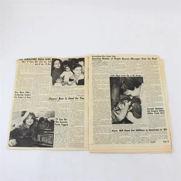 Vintage Lot Of 11 National Enquirer Gossip Magazine Tabloids 1979 - 1980