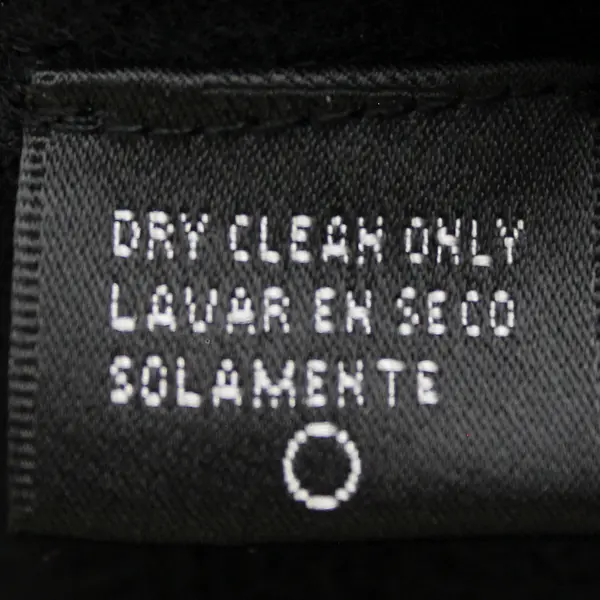 August Silk Black Wool Open-Front Cardigan Women's Large