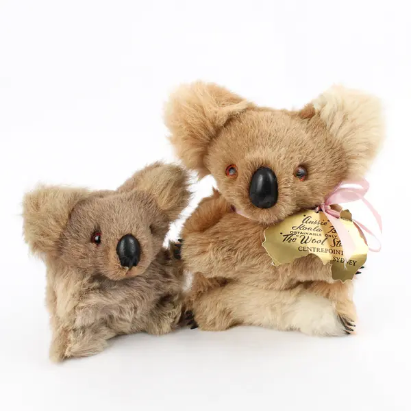 Lot of 2 Koala Bear Australia Souvenir Toys 5.5" and 7.5"