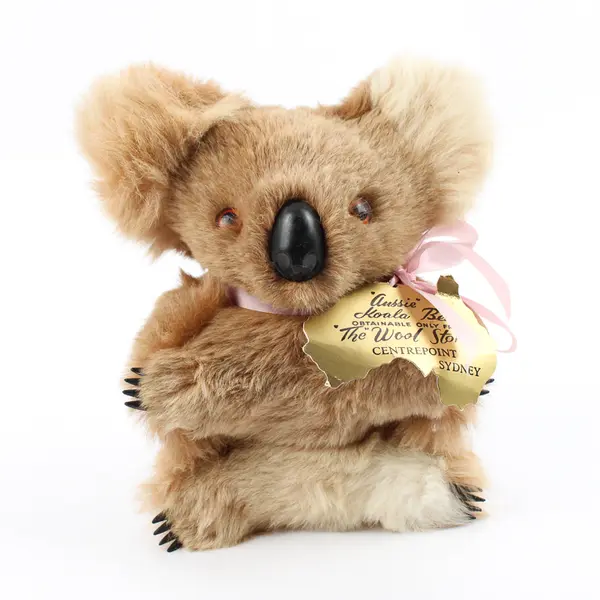 Lot of 2 Koala Bear Australia Souvenir Toys 5.5" and 7.5"