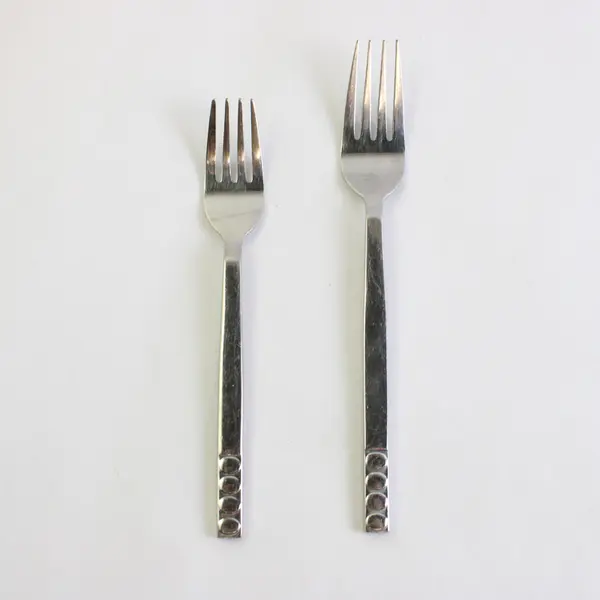 5 Piece Place Setting Pier 1 Imports Portfolio 18/8 Stainless Steel Circles