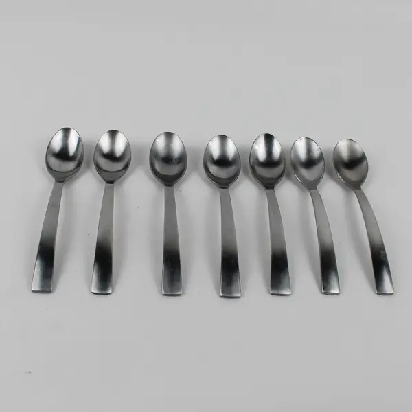 Lot Of 7 Gourmet Settings Park-Carry On-Runway (Satin) Flatware Teaspoons