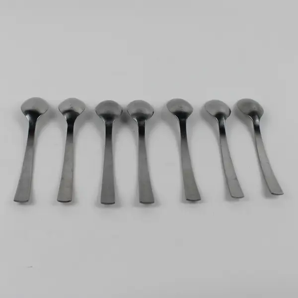 Lot Of 7 Gourmet Settings Park-Carry On-Runway (Satin) Flatware Teaspoons