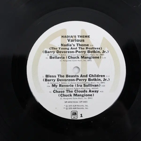 Nadia's Theme By Various Artists [1975, Vinyl, A & M Records, 11]
