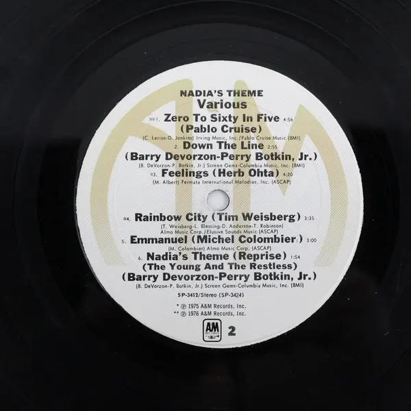 Nadia's Theme By Various Artists [1975, Vinyl, A & M Records, 11]