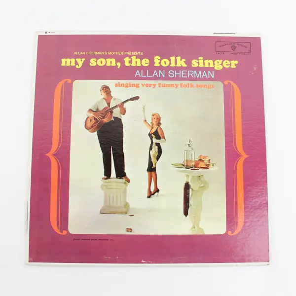 1962 Warner Allan Sherman My Son the Folk Singer LP Comedy Folk W1475