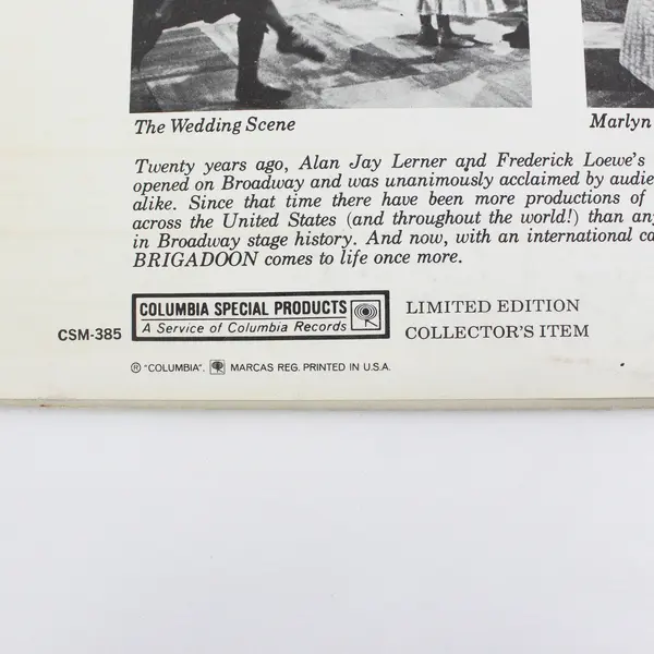 Armstrong Presents Brigadoon LP Record 1968 Limited Edition Columbia 33RPM