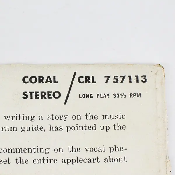 Lawrence Welk Vinyl LP The World's Finest Music 1957 Coral Records