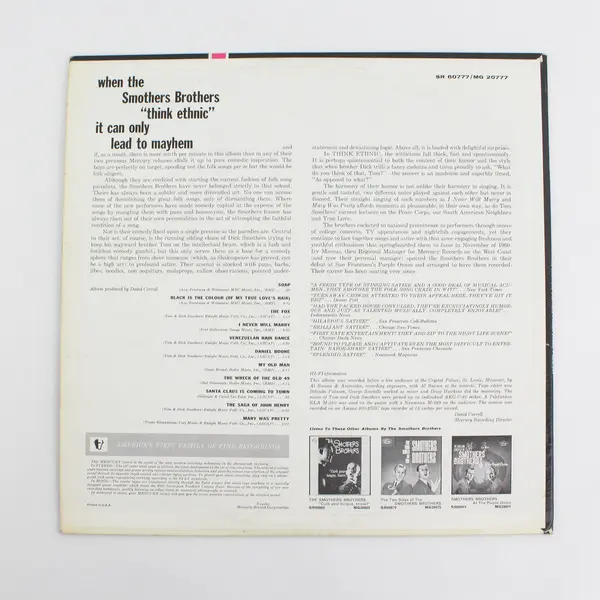 The Smothers Brothers The Funny Side of the Smothers Brothers - Mercury SR-60777