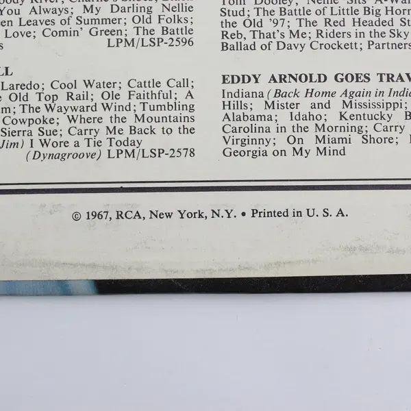 Eddy Arnold All Time Favorites RCA Victor LSP-1223(e) Stereo 1967
