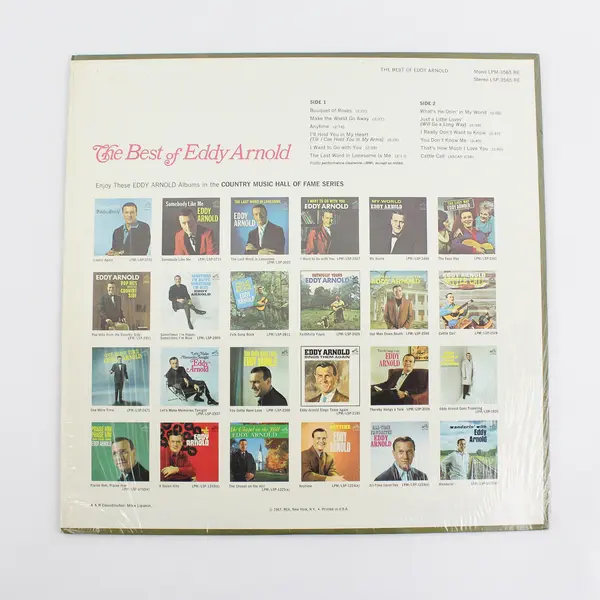Eddy Arnold The Best Of (1967) 33 RPM Vinyl Record RCA Stereo