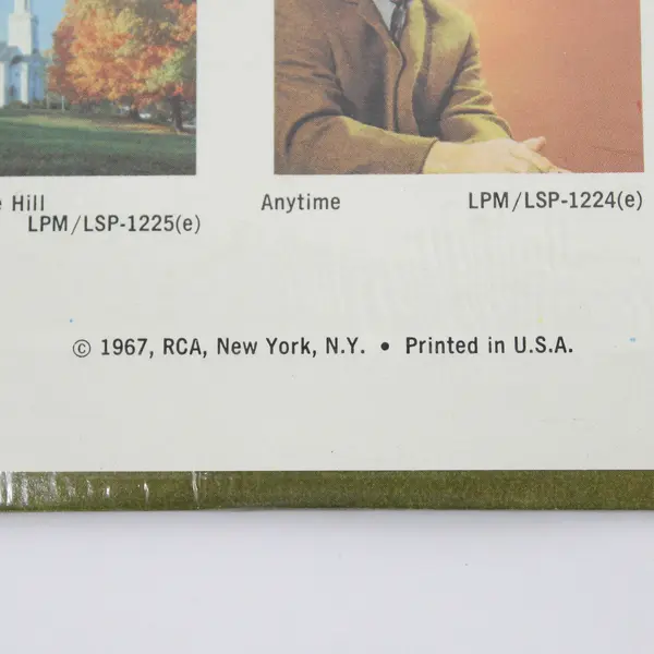 Eddy Arnold The Best Of (1967) 33 RPM Vinyl Record RCA Stereo