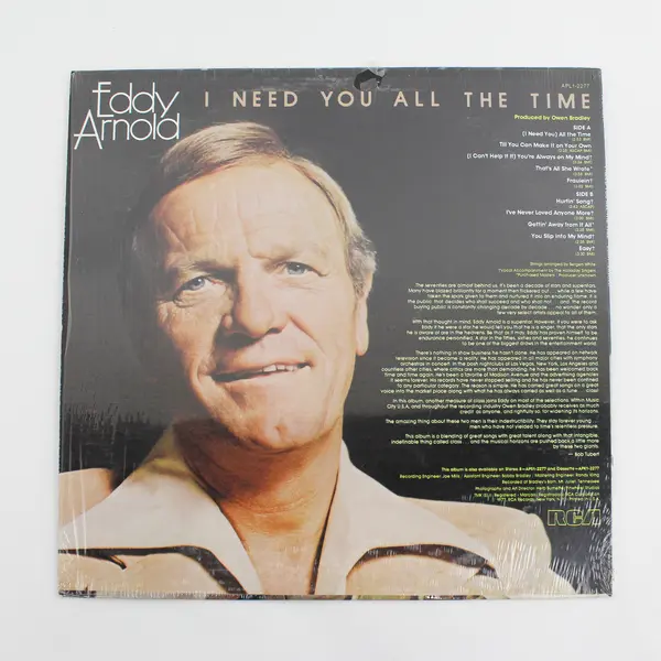 Eddy Arnold I Need You All The Time Record