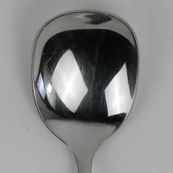 Lot of 2 Oneida Profile Plymouth Rock Sugar Spoons Stainless 6 Inches