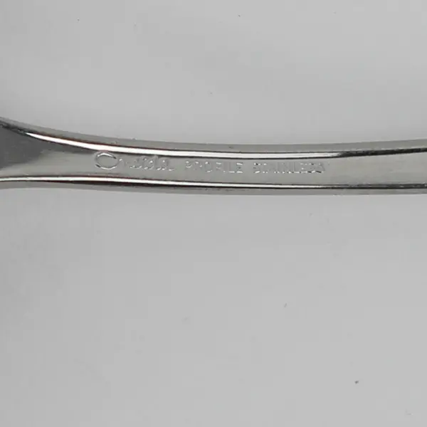 Lot of 2 Oneida Profile Plymouth Rock Sugar Spoons Stainless 6 Inches