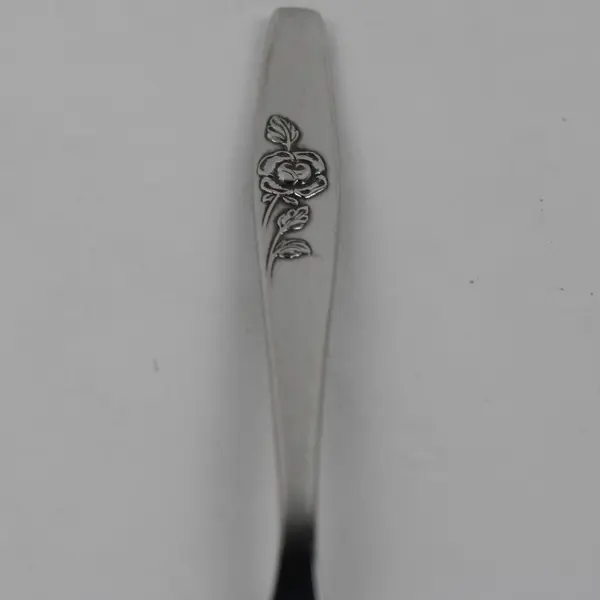 Lot Of 6 Oneida Silver Our Rose (Stainless) Flatware Teaspoons 6" Long