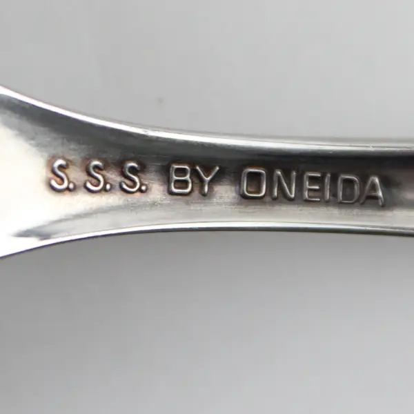 Lot Of 7 Oneida Silver Our Rose (Stainless) Flatware Soup Spoons 7" Long