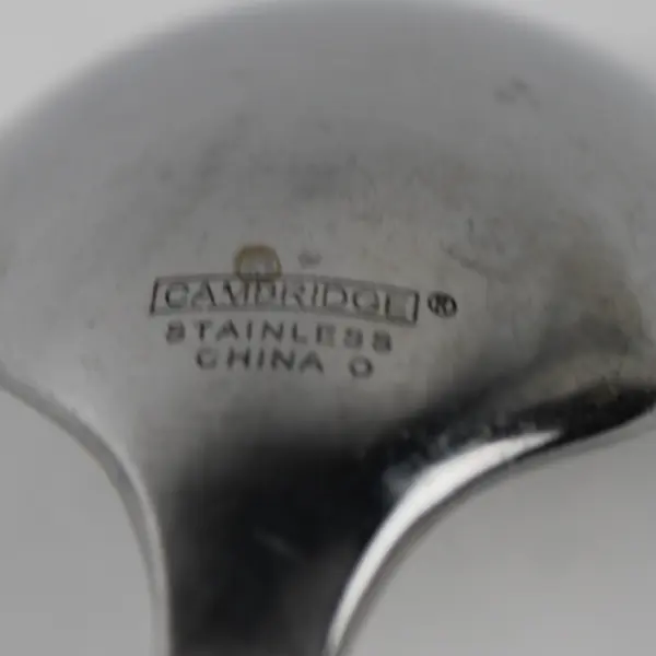 Lot Of 4 Cambridge Silver Seascape (Stainless) Flatware Soup Spoons 8" Long